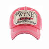 Wine baseball cap